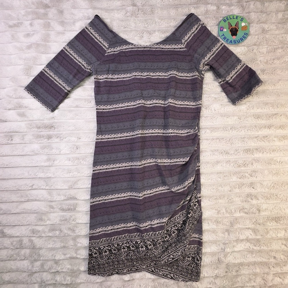 Intimately Free People Dress Medium Stretch‎ Bodycon Boho Western Aztec Festival
